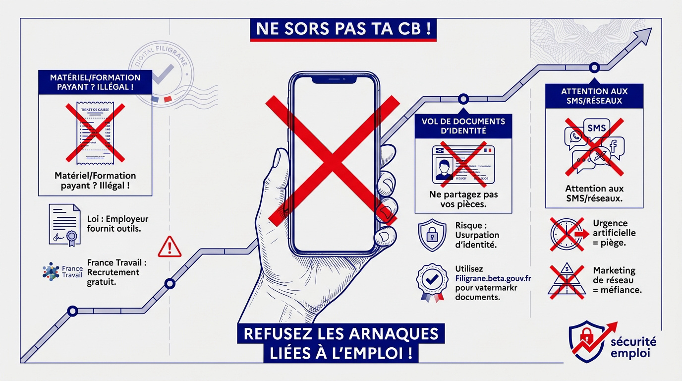 Sécurité emploi et prévention des arnaques au recrutement